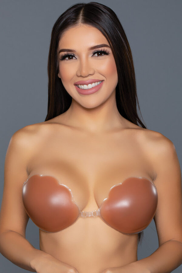 2317 Scalloped Edge Silicone Bra - Image 3